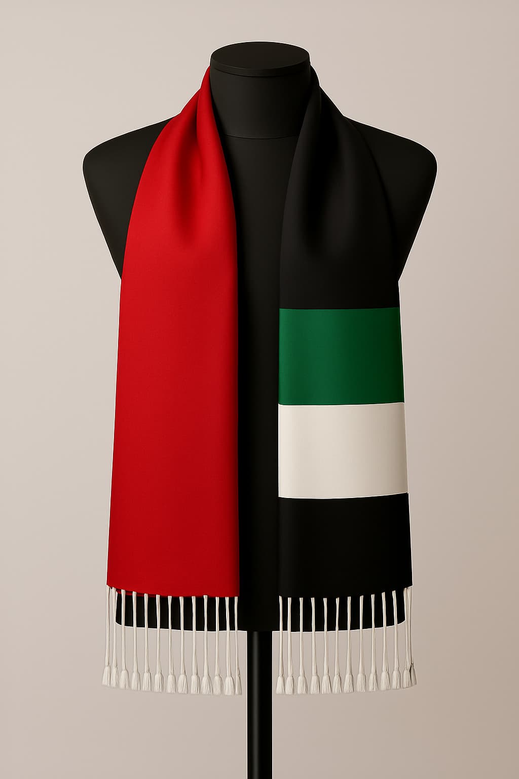 UAE Flag Scarf Design